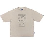 20263209 Penfield×ゆるキャン△ 防蚊 Tシャツ 集合 アイコン BEIGE XLサイズ [キャラクターグッズ]