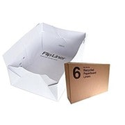 フリップ ペーパーボードライナー(6個入)