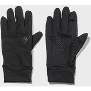 グリッドフリースハイブリッドグローブ GRID FLEECE HYBRID GLOVE KSU72306 ブラック(K) Lサイズ [ランニング グローブ]