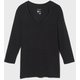 エヌスキンデオウォーム8/10スリーブユーネック NSDW 8/10 SLEEVE U-NECK KSW52382 ブラック(K) Sサイズ [アウトドア アンダーウェア レディース]