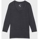 エヌスキンデオウォーム8/10スリーブユーネック NSDW 8/10 SLEEVE U-NECK KSW52382 チャコール(CH) Mサイズ [アウトドア アンダーウェア レディース]