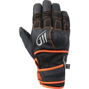 レイングローブ メンズ ショートコントロールグローブ GWM SHORT CONTROL GLOVES GSM26253 ブラック×オレンジ(KO) Mサイズ