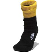 ヌプシ ブーティ ソックス Nuptse Bootie Socks NN82233 サミットゴールド×TNFブラック(SK) Sサイズ(24-25cm) [アウトドア ソックス ユニセックス]