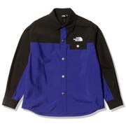 ロングスリーブヌプシシャツ L/S Nuptse Shirt NRJ12215 ラピスブルー(LB) 110サイズ [アウトドア トップス キッズ]