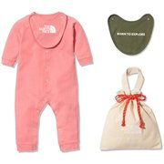 ロングスリーブロンパース＆2Pビブ B L/S Rompers & 2P Bib NTB62204 ミスティライズ(MR) 70サイズ [アウトドア トップス ベビー]