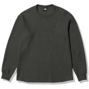 ロングスリーブウォームワッフルクルー L/S Warm Waffle Crew NT62032 アスファルトグレー(AG) XLサイズ [アウトドア カットソー メンズ]