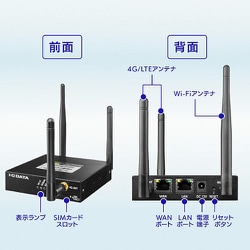 IO DATA UD-LT1/EX モバイル / 固定回線 両対応 ハイブリッド LTE