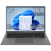 16Z90Q-KA79J [ノートパソコン LG gram/16型/Core i7/メモリ 16GB/SSD 1TB/Windows 11 Home/チャコールグレー]