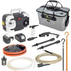 充電式高圧洗浄機 ジェットクリーナー 特別セット TNJC55CH-5M-SET