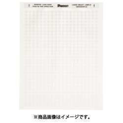 C060X020YJJ [パンドウイット レーザープリンター用ラベル コンポーネントラベル 幅15.2mm×高さ5.1mm ポリエステル 白 10000枚入り]