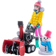 PLAMAX MF-62 minimum factory みのり with ホンダ小型除雪機 HSS1170n（JX） [組立式プラスチックモデル 全高約90mm 1/20スケール]