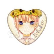 五等分の花嫁∬ ハート缶バッジ 中野一花 [キャラクターグッズ]