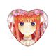 五等分の花嫁∬ ハート缶バッジ 中野二乃 [キャラクターグッズ]