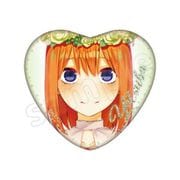 五等分の花嫁∬ ハート缶バッジ 中野四葉 [キャラクターグッズ]