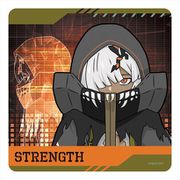 ブラック★★ロックシューター DAWN FALL ラバーマットコースター ストレングス [キャラクターグッズ]