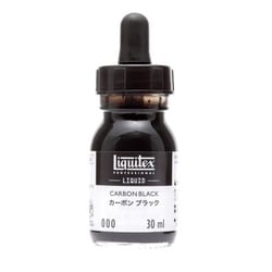 液状アクリル絵具 リキテックス リキッド 30mL 000 カーボン ブラック 15701000