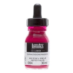 液状アクリル絵具 リキテックス リキッド 30mL 004 キナクリドン マゼンタ （旧アクラマゼンタ） 15701004