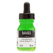 液状アクリル絵具 リキテックス リキッド 30mL 024 ビビット ライム グリーン 15701024