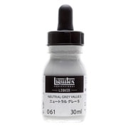 液状アクリル絵具 リキテックス リキッド 30mL 061 ニュートラル グレー5 15701061