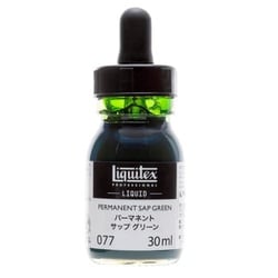 液状アクリル絵具 リキテックス リキッド 30mL 077 パーマネント サップ グリーン 15701077