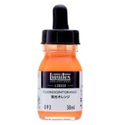 液状アクリル絵具 リキテックス リキッド 30mL 093 蛍光 オレンジ 15701093