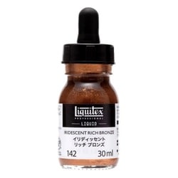 液状アクリル絵具 リキテックス リキッド 30mL 142 リッチ ブロンズ 15701142
