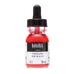液状アクリル絵具 リキテックス リキッド 30mL 151 ピロール レッド 15701151