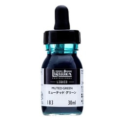 液状アクリル絵具 リキテックス リキッド 30mL 183 ミューテッド グリーン 15701183