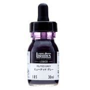液状アクリル絵具 リキテックス リキッド 30mL 185 ミューテッド グレー 15701185