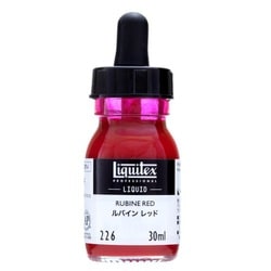 液状アクリル絵具 リキテックス リキッド 30mL 226 ルバイン レッド 15701226