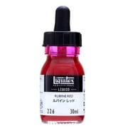 液状アクリル絵具 リキテックス リキッド 30mL 226 ルバイン レッド 15701226