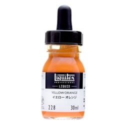 液状アクリル絵具 リキテックス リキッド 30mL 228 イエロー オレンジ 15701228