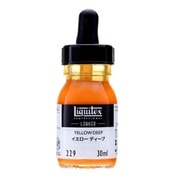 液状アクリル絵具 リキテックス リキッド 30mL 229 イエロー ディープ 15701229