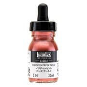 液状アクリル絵具 リキテックス リキッド 30mL 234 イリディッセント ローズゴールド 15701234