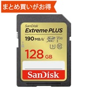 SDSDXWA-128G-JNJIP [Extreme PLUS SDXCカード 128GB Class10 UHS-I U3 V30 最大読込190MB/s 最大書込90MB/s]