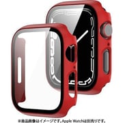 GRK-WS07RD [Apple Watch 41/40mm 液晶全画面保護 ガラスハードケース レッド]