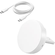 3wayマグネット内蔵ワイヤレス充電器 (7.5W・卓上) ホワイト W-MA03WH