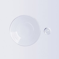HOME FRAGRANCE TOOL 吹きガラス香皿とハンドメイドビーズ香立てのセット クリア×クリア