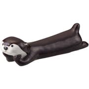 KW-17937 [カトラリーレスト 9cm カワウソ 陶器 チョコ]