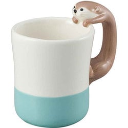 マグカップ 200ml カワウソ 陶器 ラテ KW-92512