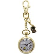 スヌーピー チャームツキ キーホルダーウォッチ グレー 34mm PNT008-2