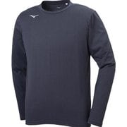 Tシャツ(長袖) 32MA0145 09 ブラック Lサイズ [ランニングウェア シャツ ユニセックス]