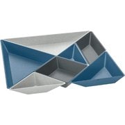 KOZIOL TANGRAM セパレートプレート ブルー