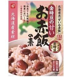 北海道産素材 金時豆の甘いお赤飯の素 200g