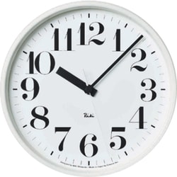 リキ スチール クロック ホワイト WR08-25 WH