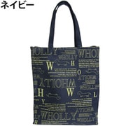3L21-00 [WHOLLY （ウォーリー） 角型手提げ ネイビー]