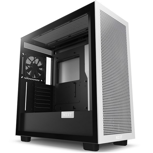 NZXT エヌゼットエックスティーCM-H71FG-01 [ミドルタワーケース H7 FLOW ブラック＆ホワイト]Ω