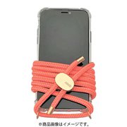 IPSE3CN-ST [ショルダーストラップ付クリアケース iPhone SEシリーズ用/ カラー Sweet Tangerine/ARNO]
