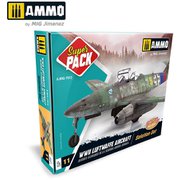 AMO-7812 スーパーパック：WW.II ドイツ空軍 カラーセット [プラモデル用塗料]