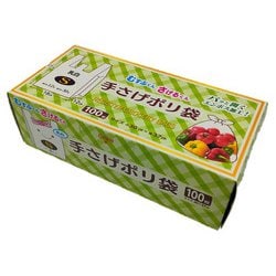 箱入り手提げポリ袋 S 100枚 乳白 UN-3010